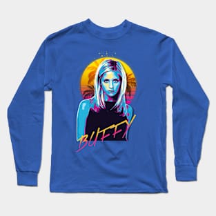 Buffy 80s Stye Long Sleeve T-Shirt